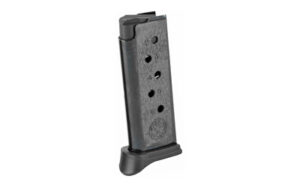 Ruger LCP 6-round .380 ACP blued steel magazine with extended floorplate