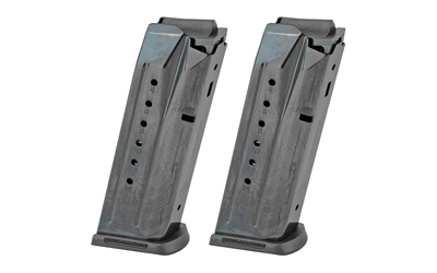 Ruger Security-9 15-round 9mm magazine value 2-pack black oxide steel
