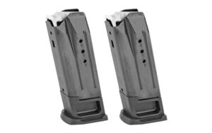 Ruger Security-9 10rd 9mm magazine two-pack, black steel
