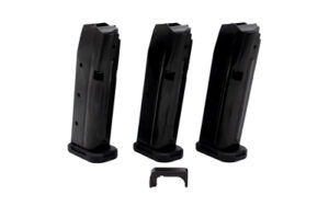 Shield Arms S15 Gen3 15rd magazine combo for Glock 43X/48 with black steel mag release