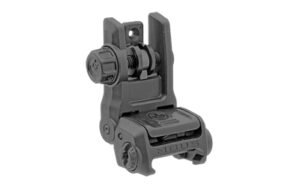 Magpul MBUS 3 rear flip-up sight black on white background