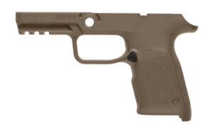 Magpul EHG SG9 Compact grip frame for SIG Sauer P320 Compact in Flat Dark Earth, polymer stripped frame