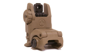 Magpul MBUS rear folding back-up sight in Flat Dark Earth for AR-15