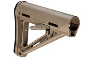 Magpul MAG400-FDE MOE Carbine Stock Flat Dark Earth for AR-15, side view
