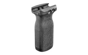 Magpul RVG rail vertical grip in black polymer mounted on a Picatinny rail