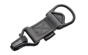 Magpul MS1/MS3 Paraclip sling adapter in Stealth Gray with 1.25 inch webbing
