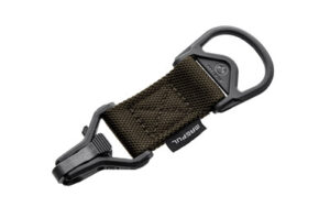 Magpul MS1/MS3 Paraclip sling adapter in Ranger Green with Melonite-finished steel lever and polymer hardware