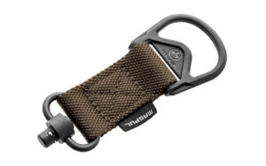 Magpul MS1/MS3 QD Sling Adapter Coyote with steel body and 1.25-inch coyote webbing