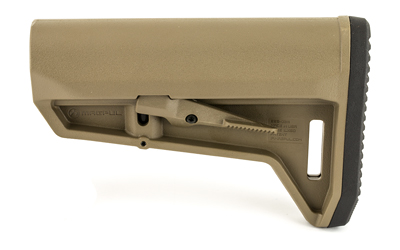 Magpul MOE SL-K carbine stock in Flat Dark Earth mounted on a mil-spec receiver extension