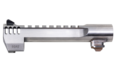 Magnum Research Desert Eagle 6-inch stainless steel barrel .50 Action Express with accessory rail and muzzle brake