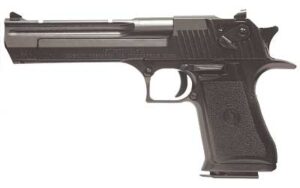 Magnum Research Desert Eagle Mark XIX .44 Magnum 6-inch black pistol with rubber grip