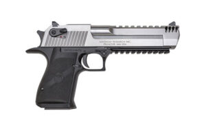 Magnum Research Desert Eagle Mark XIX .50 AE 6-inch pistol with black aluminum frame and stainless slide