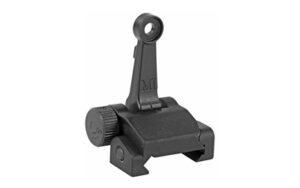 Midwest Industries Combat Rifle Rear Flip Sight, black, AR-15 rear sight