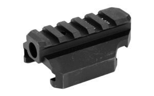Midwest Industries CZ Scorpion stock back plate black, 6061 anodized aluminum with QD sling socket