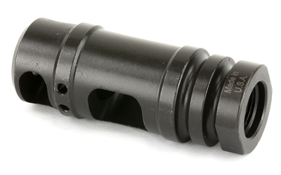 Midwest Industries two-chamber muzzle brake for .223/5.56 with 1/2-28 threads, black steel