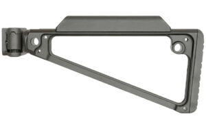 Midwest Industries Triangle Side Folding Stock black Hard Coat Anodized 6061 Aluminum