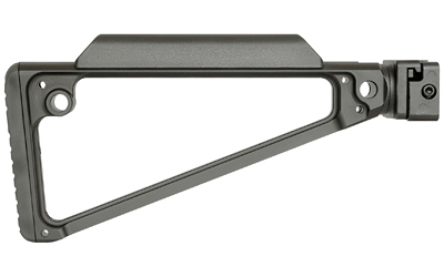 Midwest Industries Triangle Side Folding Stock black Hard Coat Anodized 6061 Aluminum