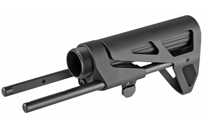 Maxim Defense CQB Stock Gen 7 black anodized aluminum with buffer tube installed