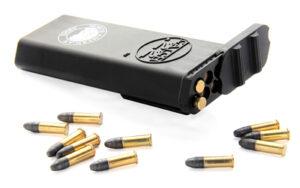NAA Catch 22 black belt-clip ammo carrier, holds 50 rounds of .22