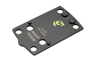 Night Fision Pistol Optic Plate EPS Carry for Glock 43X/48 MOS in black