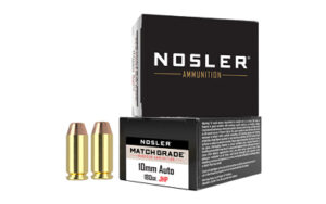 Nosler ASP 10mm Auto 180gr JHP box, 20 rounds