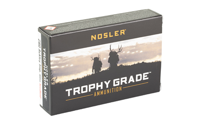 Box of Nosler Trophy Grade .280 Ackley Improved AccuBond rifle ammunition 20rd