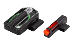 Hi-Viz FASTDOT H3 red front green rear handgun sights