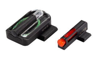 Hi-Viz FASTDOT H3 red fiber optic front and green tritium rear sights for SIG P320/P365 9mm