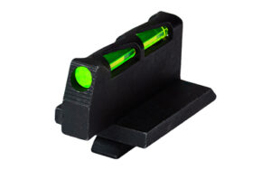 Hi-Viz LiteWave green fiber optic front sight for Ruger Redhawk – black steel skeletonized sight