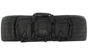 NcSTAR VISM 42-inch double carbine case, black, padded with exterior pockets
