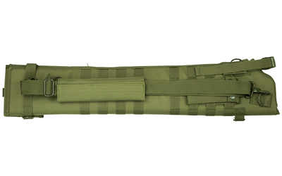 NcSTAR green nylon padded tactical shotgun scabbard adjustable 29 to 34.75 inches