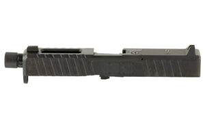 Noveske DM optics-ready slide with threaded Glock barrel in DLC black
