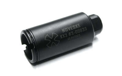 Noveske KX3 flash suppressor 1/2x28, black phosphate steel