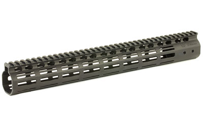 Noveske NSR 15-inch M-LOK handguard in black hard coat anodized finish