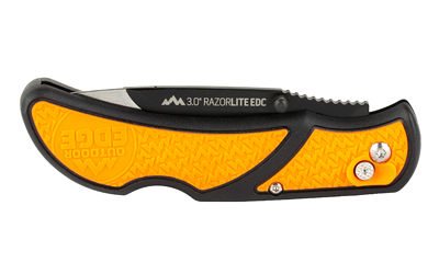Outdoor Edge Razor EDC Lite 3-inch folding knife orange handle with replaceable blades