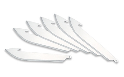 Outdoor Edge RR6 3.5in drop-point replacement blades 6-pack