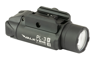 Olight PL-3R Valkyrie rechargeable rail-mount light in black, up to 1500 lumens