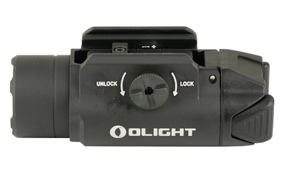 Olight PL-3R Valkyrie rechargeable rail-mount light in black, up to 1500 lumens