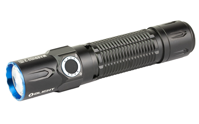 Olight Warrior 3S 2300-lumen black tactical flashlight, rechargeable