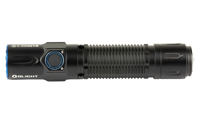 Olight Warrior 3S 2300-lumen black tactical flashlight, rechargeable