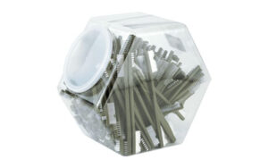 Otis Technologies all-purpose double-end nylon brushes 150-pack white in POP canister