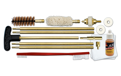 Otis 12 Gauge Shotgun Cleaning Kit with brass rods, brushes, patches and FP-10 FP-10 CLP