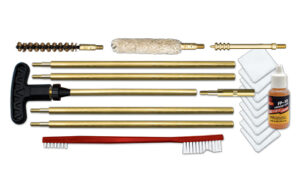 Otis .30 Cal Rifle Cleaning Kit with brass rods, brush, mop, patches and FP-10 CLP
