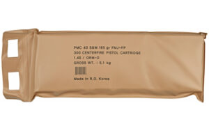 PMC Bronze Battle Pack .40 S&W 165 gr FMJ 300 rounds packaging
