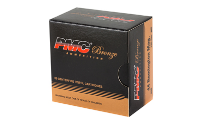 PMC Bronze .44 Magnum 180 gr JHP 25 rd box of handgun ammunition