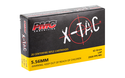 PMC X-Tac 5.56 NATO 62 gr Green Tip 20rd - Alexander's