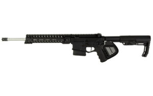 POF Rogue .308 Win 16.5-inch semi-auto rifle in black with Renegade rail and Micro-B muzzle brake