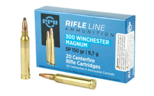 PPU Prvi Partizan .300 Winchester Magnum 150 gr Soft Point 20-round box