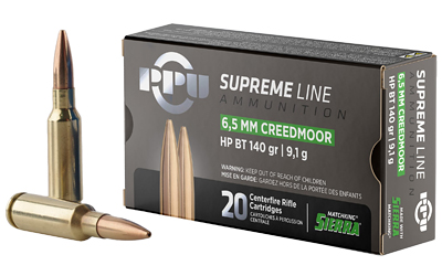 PPU 6.5 Creedmoor 140gr MATCHKING – 20rd