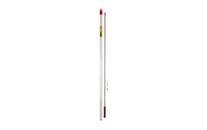 Pro-Shot 36in micro-polished stainless steel cleaning rod with brass patch holder